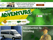 Tablet Screenshot of 22ndscouting.org.uk